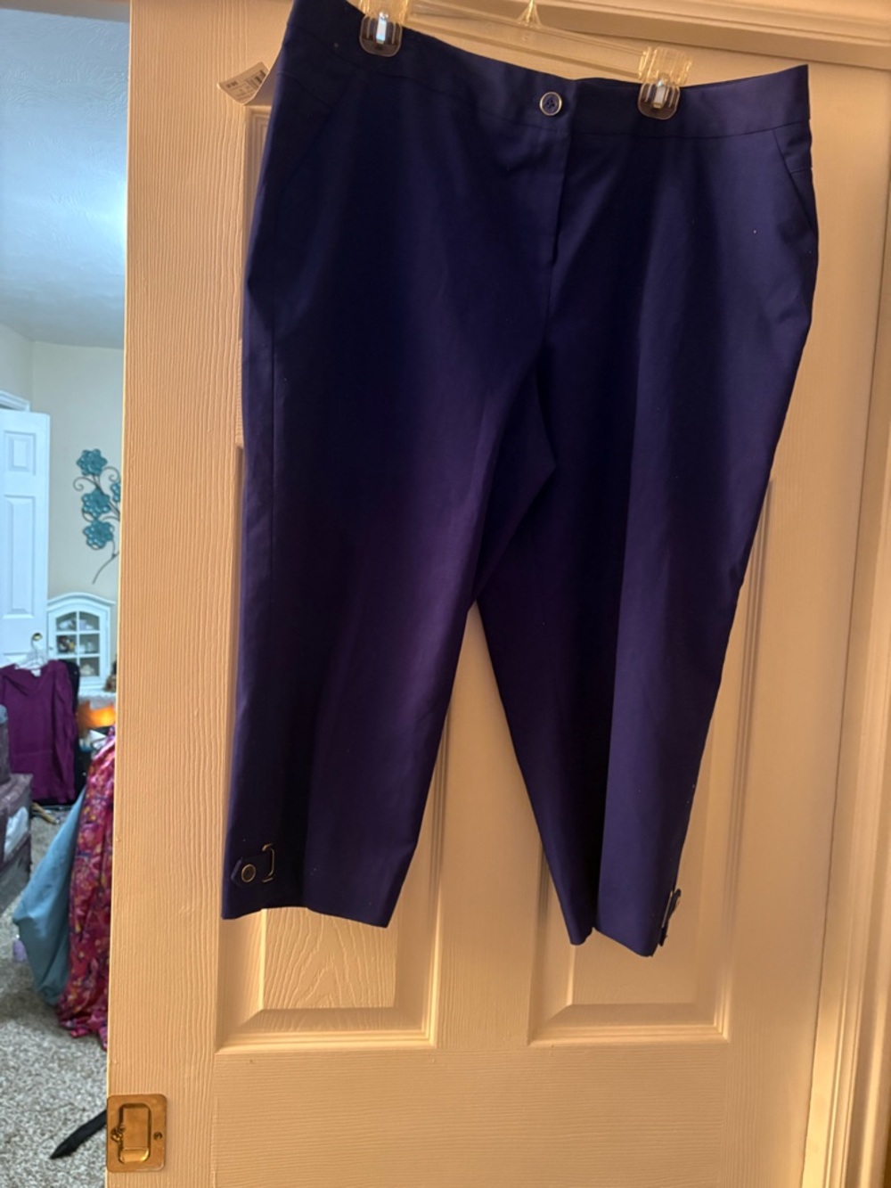 Rafaella Women's Blue Shorts Bermudas
